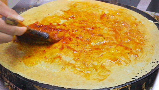 余婆煎饼——“有一腿”